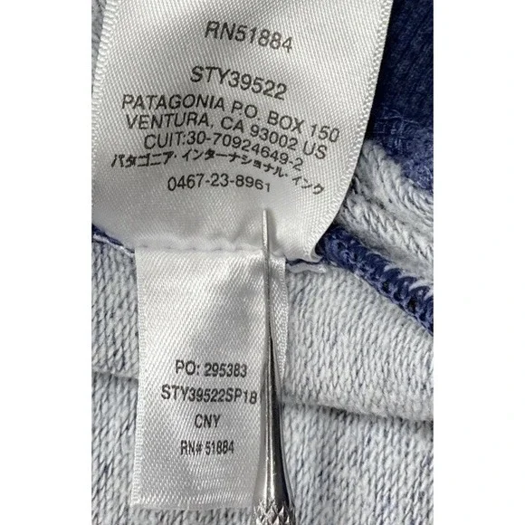 Patagonia Fitz Roy Bear Midweight Hoody Navy Blue Women's (Read Desc) - Picture 6 of 6